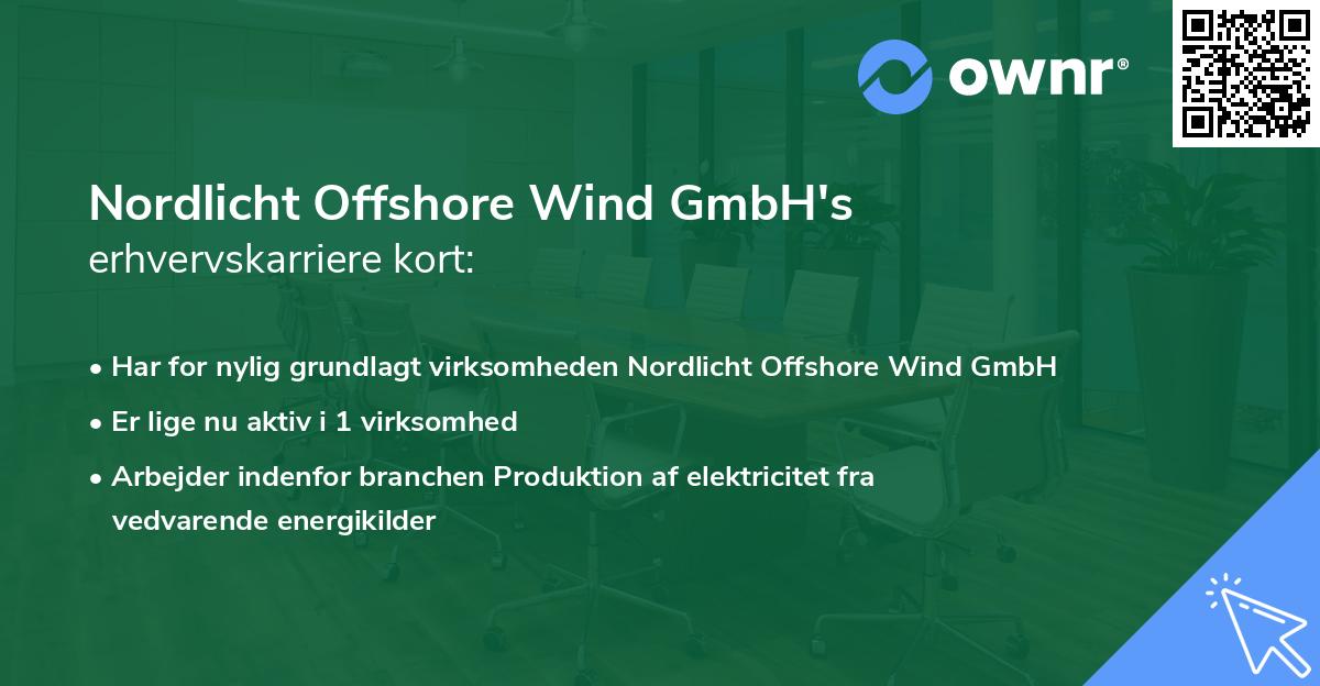Nordlicht Offshore Wind GmbH's erhvervskarriere kort