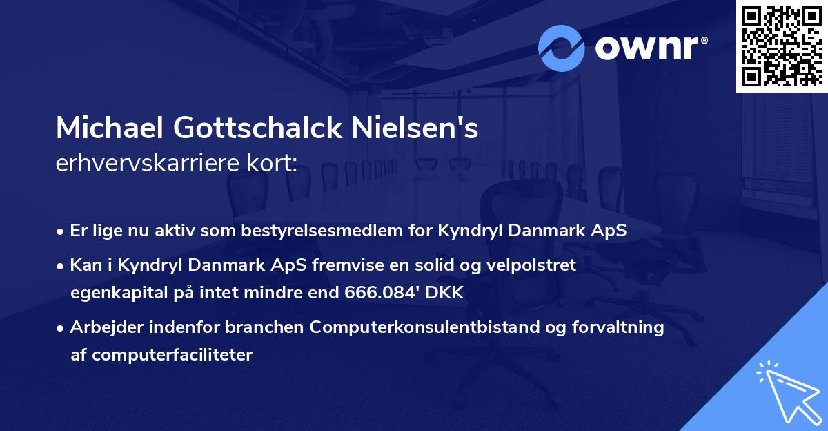 Michael Gottschalck Nielsen's erhvervskarriere kort