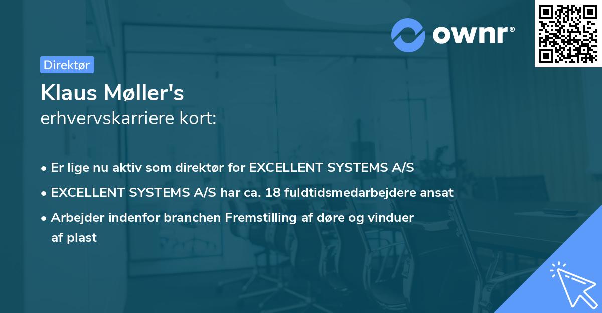 Klaus Møller's erhvervskarriere kort