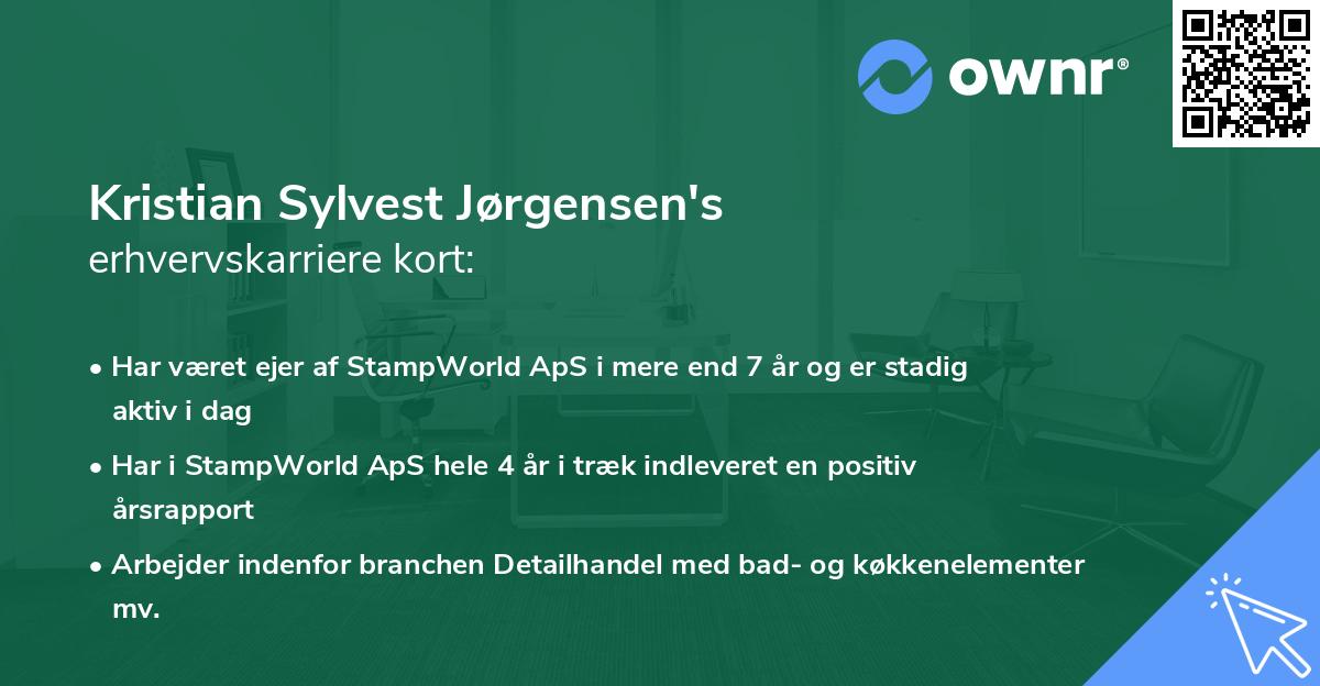 Kristian Sylvest Jørgensen's erhvervskarriere kort