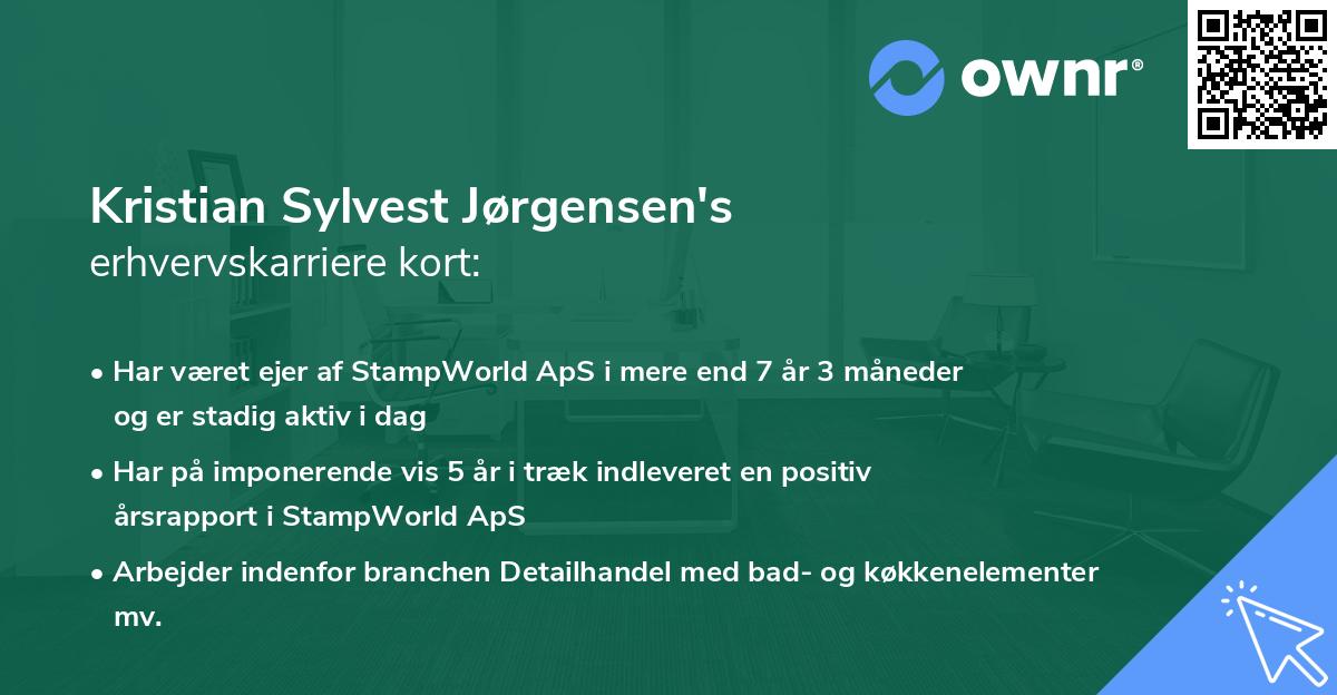 Kristian Sylvest Jørgensen's erhvervskarriere kort