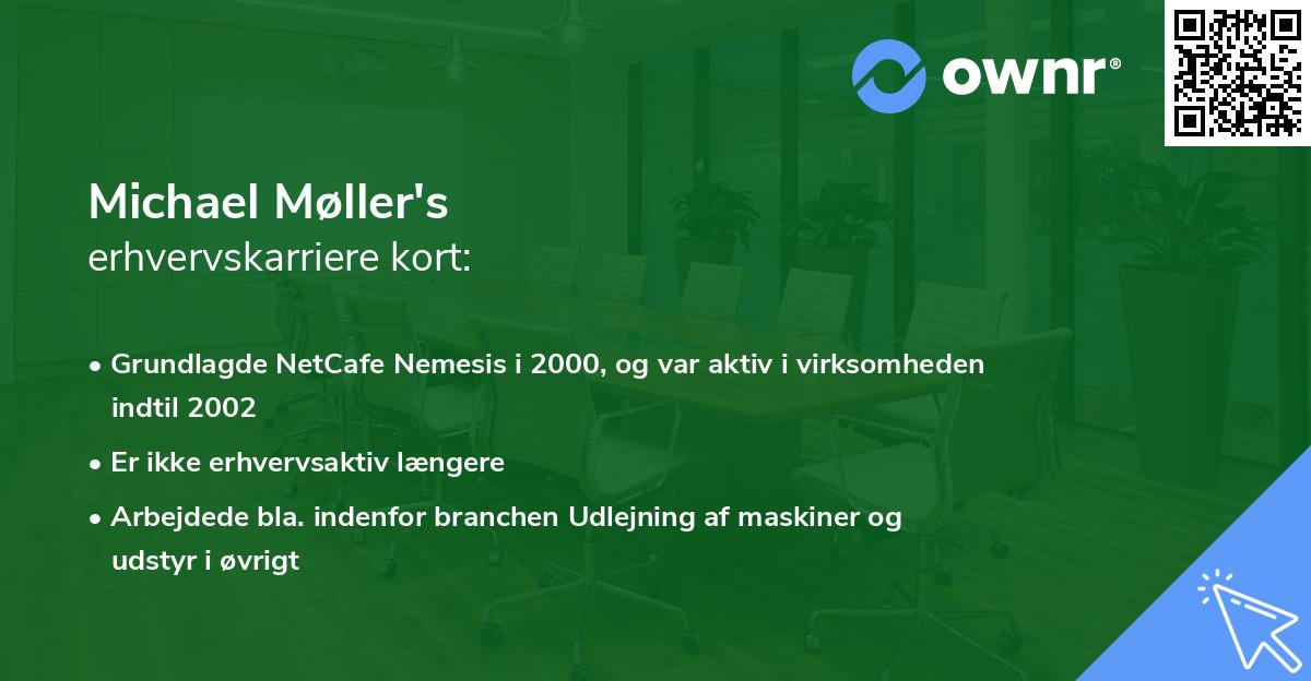 Michael Møller's erhvervskarriere kort