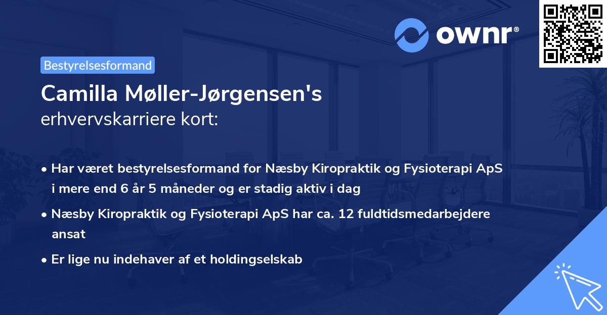 Camilla Møller-Jørgensen's erhvervskarriere kort