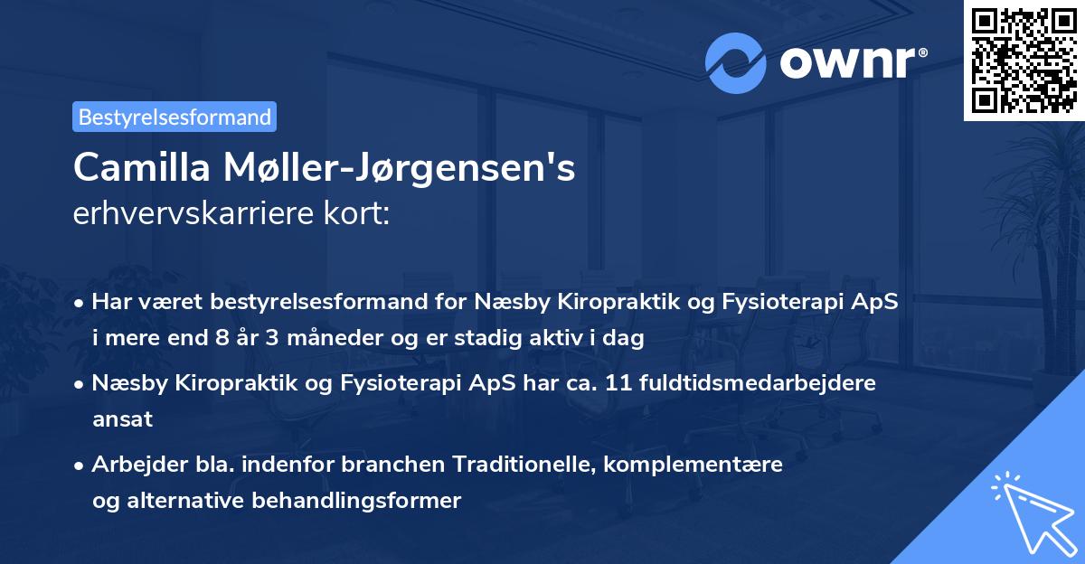 Camilla Møller-Jørgensen's erhvervskarriere kort