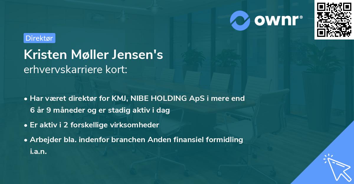 Kristen Møller Jensen's erhvervskarriere kort