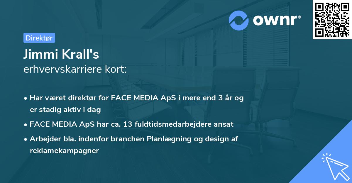 Jimmi Krall's erhvervskarriere kort