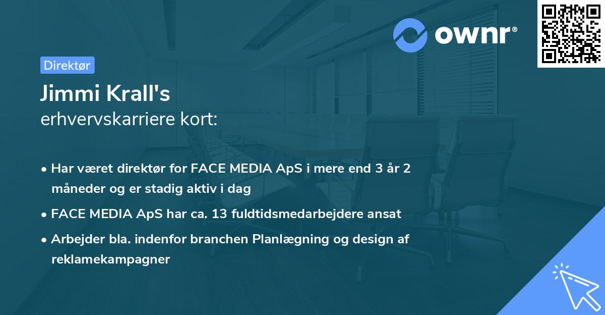 Jimmi Krall's erhvervskarriere kort