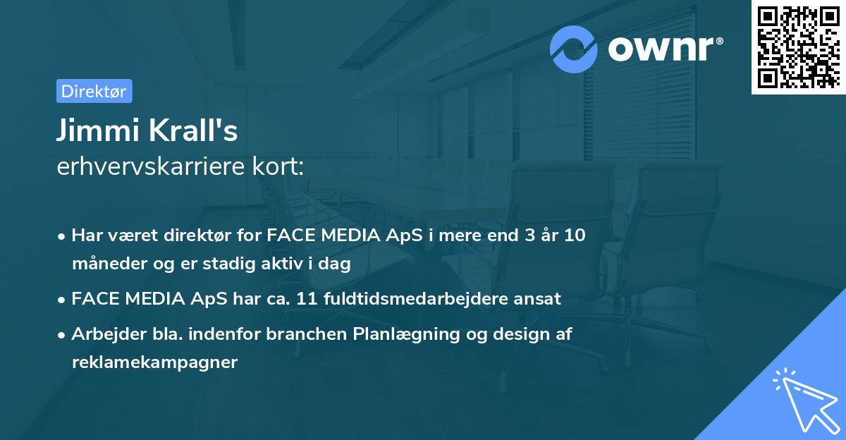 Jimmi Krall's erhvervskarriere kort
