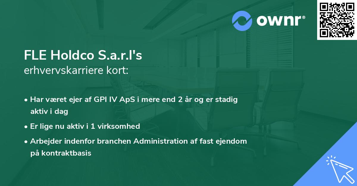 FLE Holdco S.a.r.l's erhvervskarriere kort