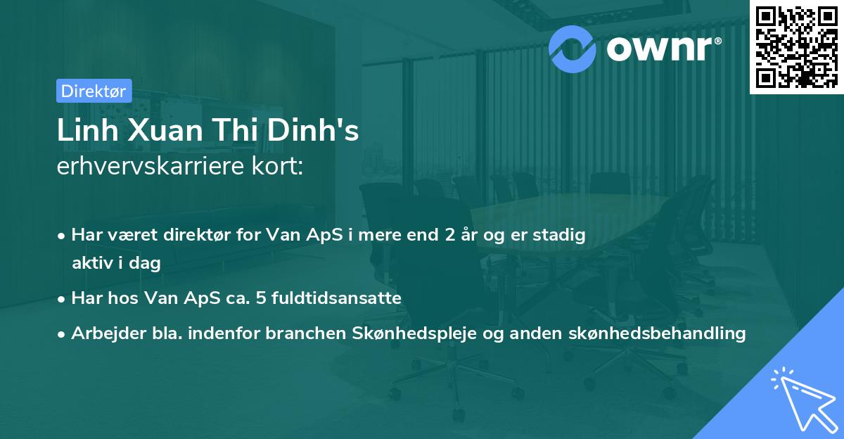 Linh Xuan Thi Dinh's erhvervskarriere kort