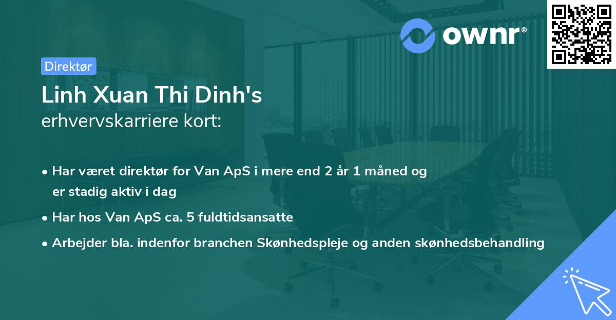 Linh Xuan Thi Dinh's erhvervskarriere kort