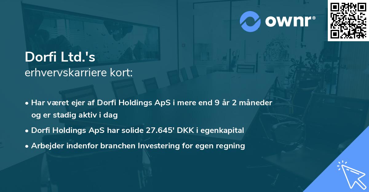 Dorfi Ltd.'s erhvervskarriere kort