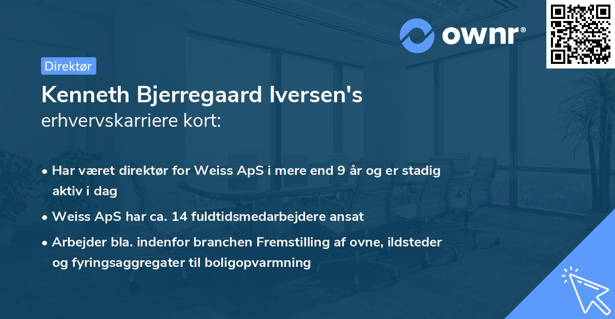 Kenneth Bjerregaard Iversen's erhvervskarriere kort