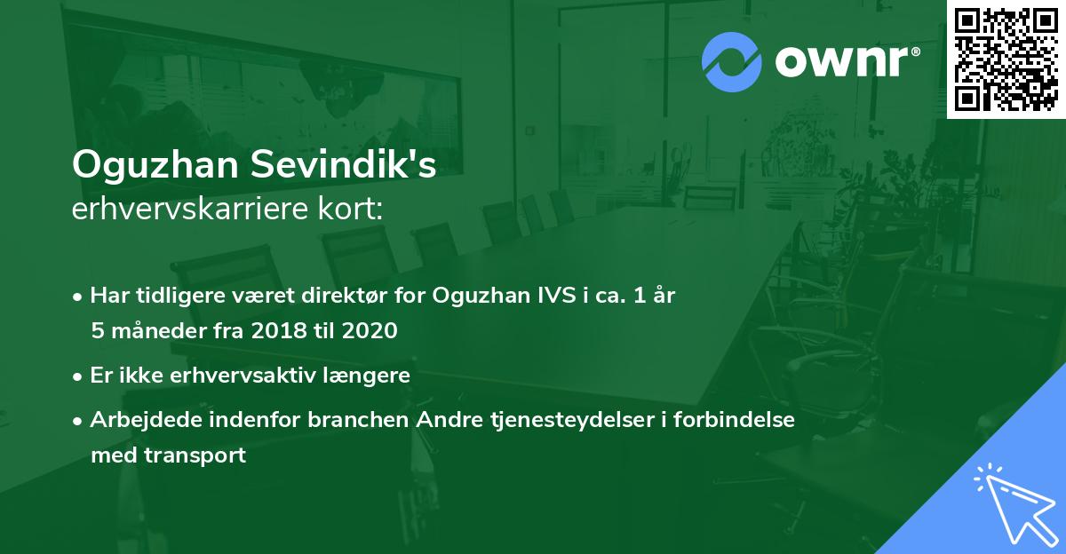 Oguzhan Sevindik's erhvervskarriere kort