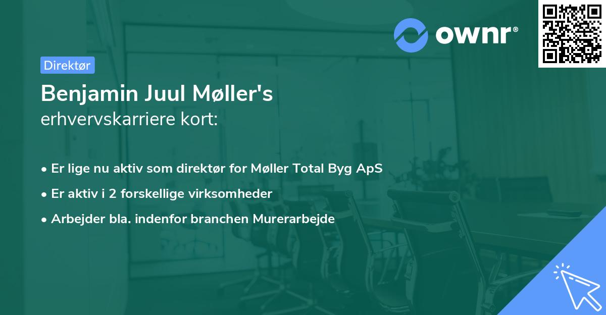 Benjamin Juul Møller's erhvervskarriere kort