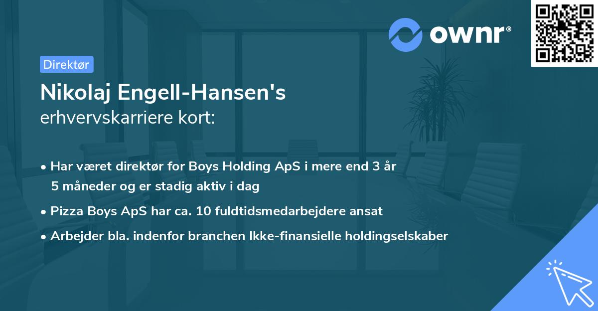 Nikolaj Engell-Hansen's erhvervskarriere kort