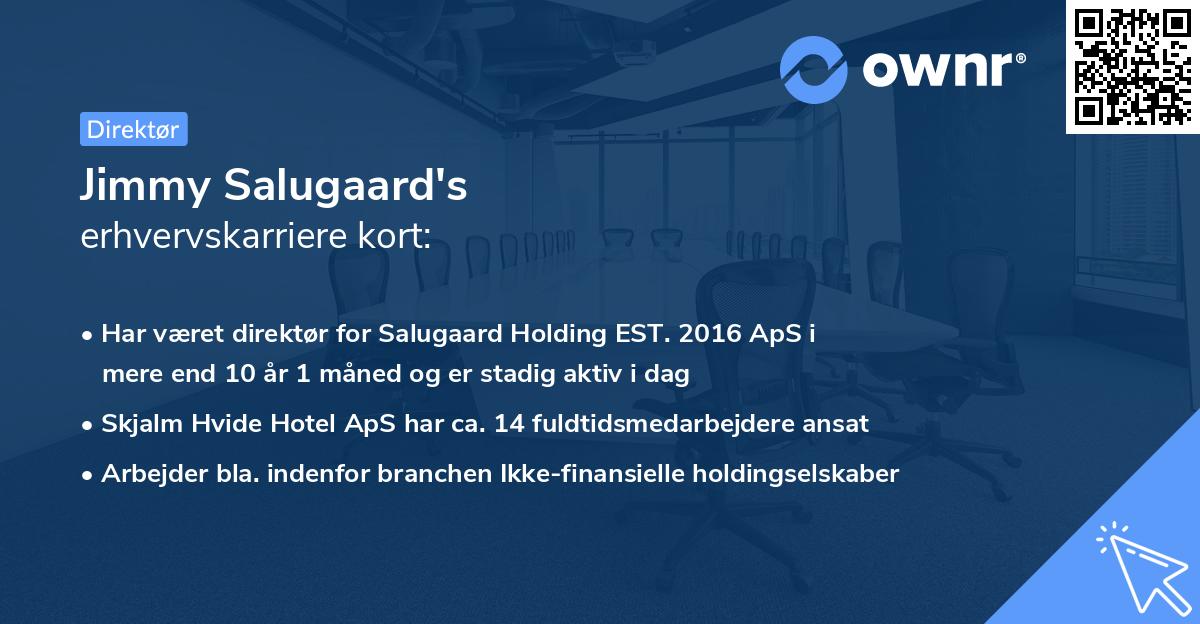 Jimmy Salugaard's erhvervskarriere kort