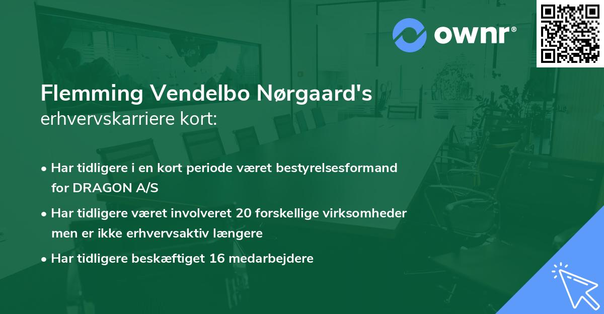 Flemming Vendelbo Nørgaard's erhvervskarriere kort