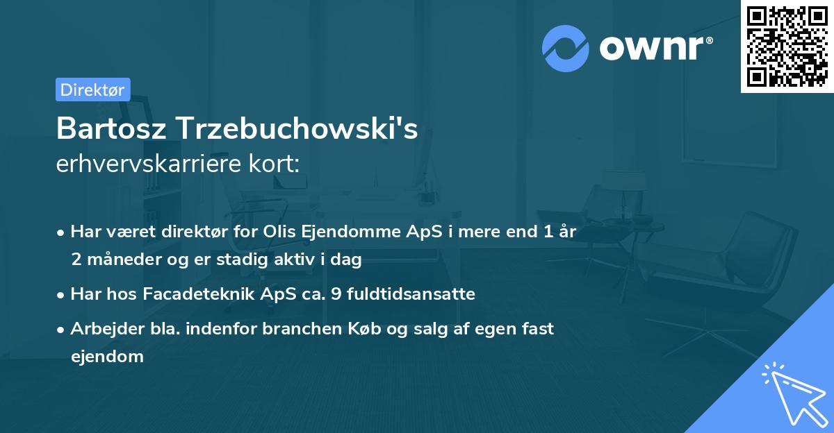 Bartosz Trzebuchowski's erhvervskarriere kort