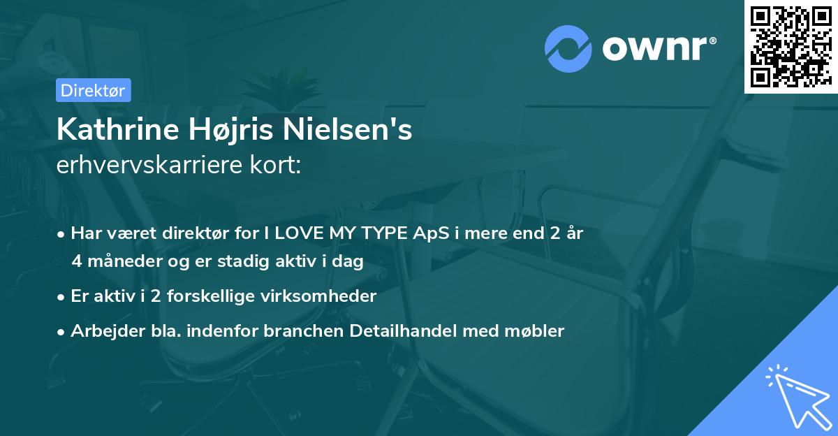 Kathrine Højris Nielsen's erhvervskarriere kort