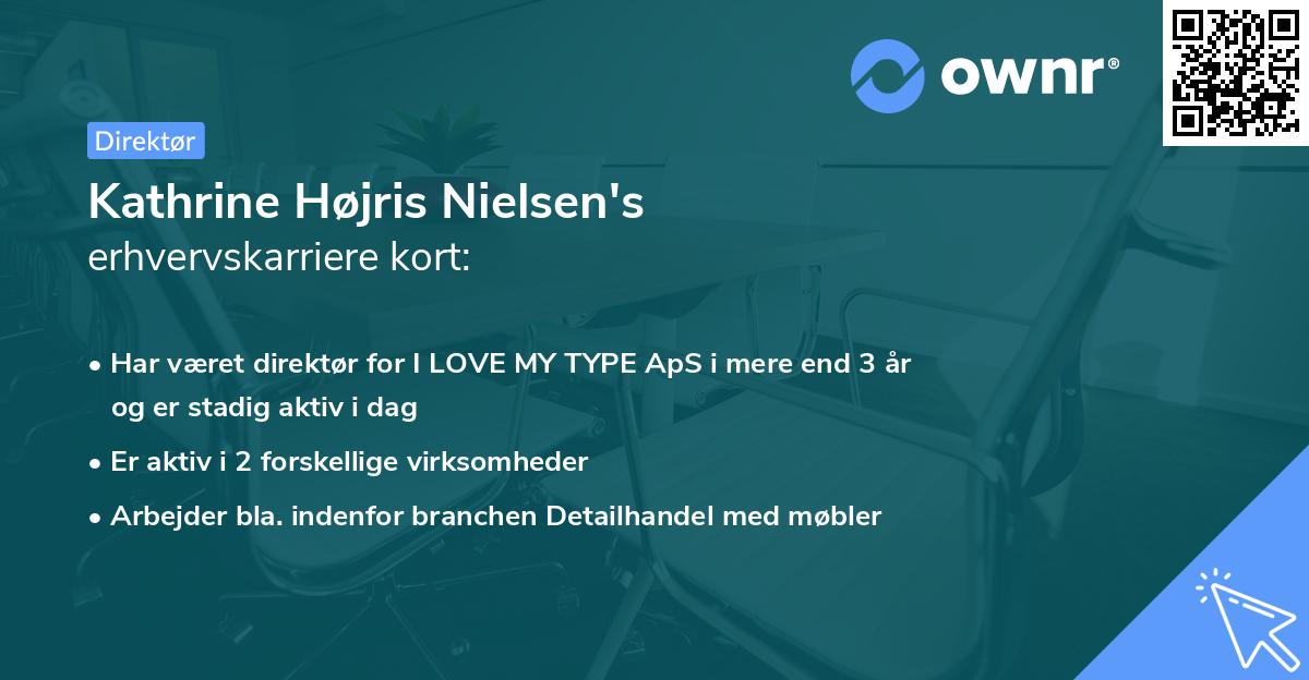 Kathrine Højris Nielsen's erhvervskarriere kort