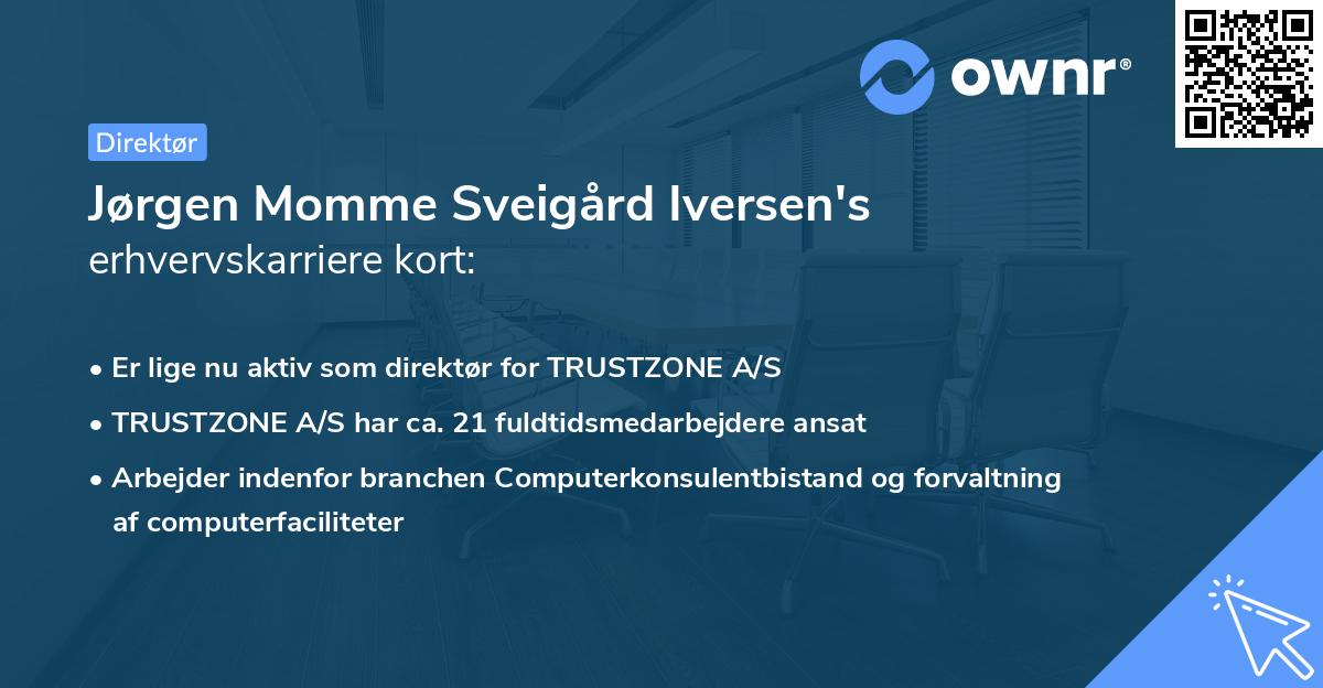 Jørgen Momme Sveigård Iversen's erhvervskarriere kort