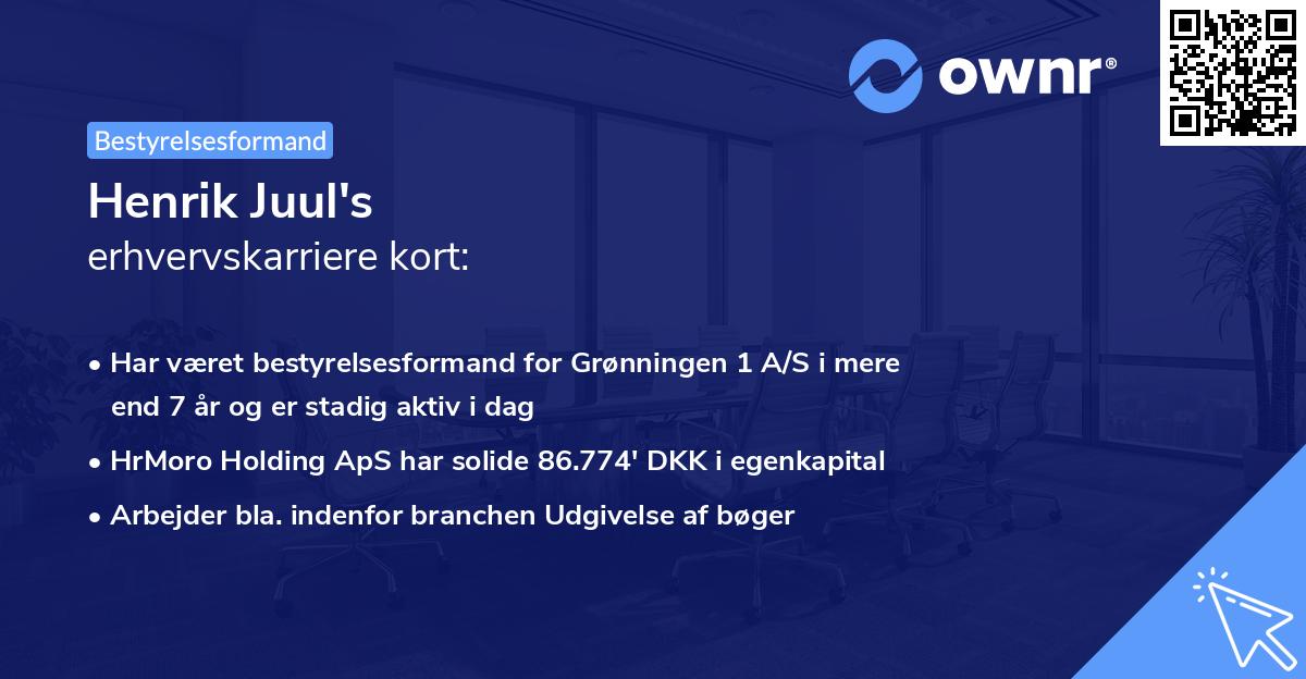 Henrik Juul's erhvervskarriere kort