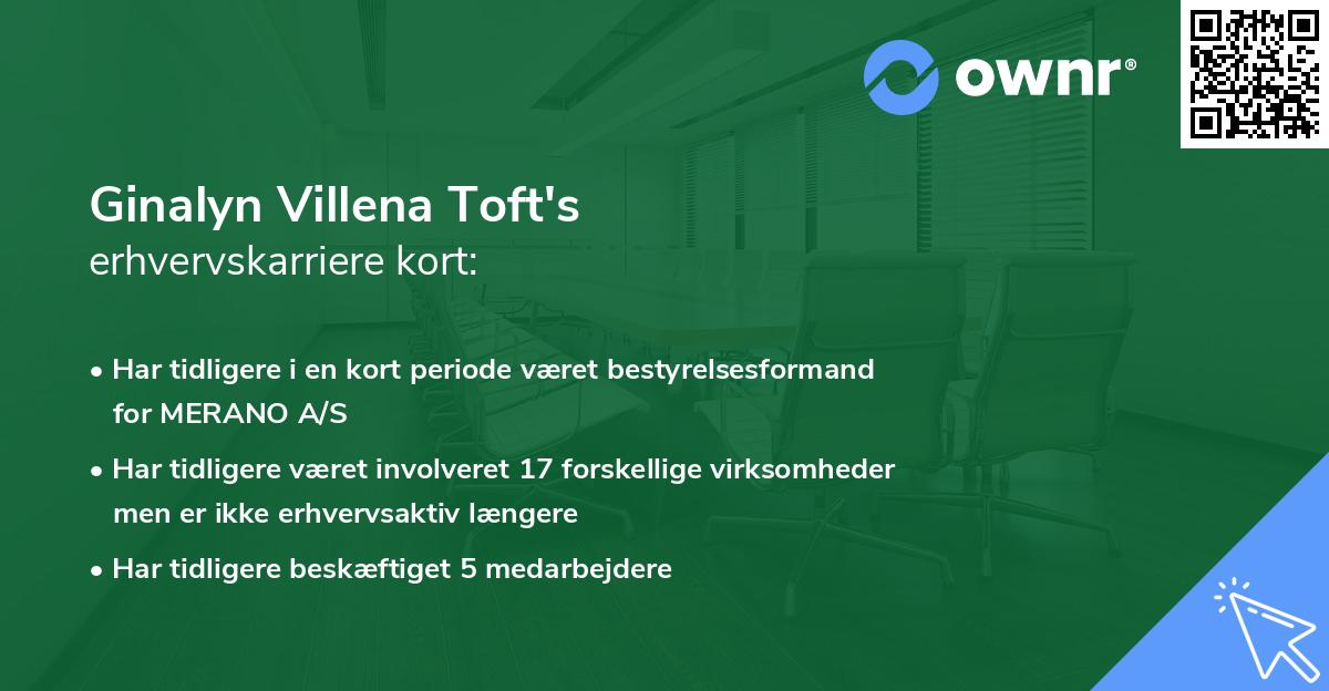 Ginalyn Villena Toft's erhvervskarriere kort