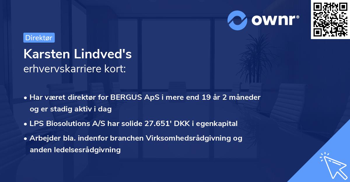 Karsten Lindved's erhvervskarriere kort