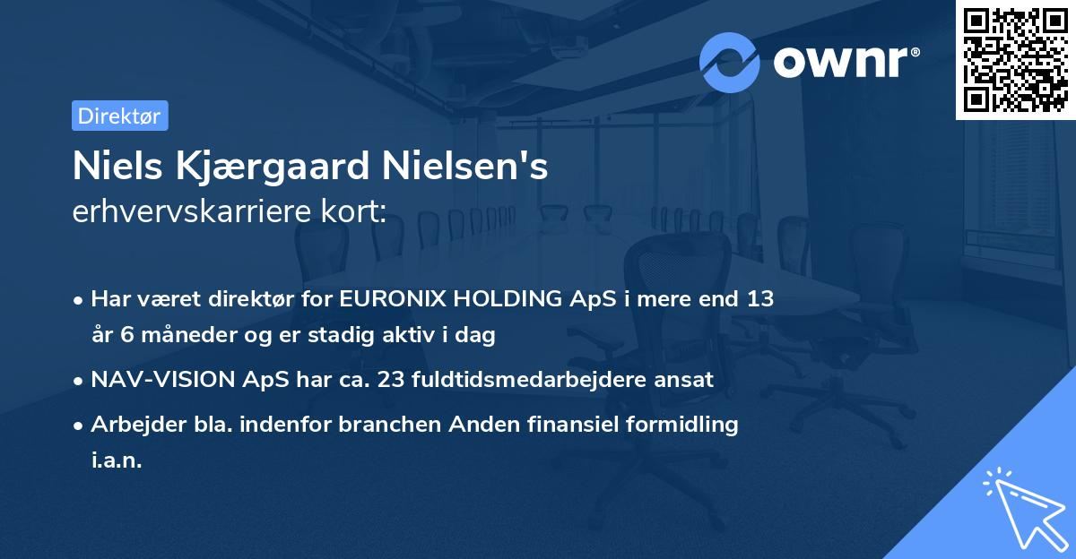 Niels Kjærgaard Nielsen's erhvervskarriere kort