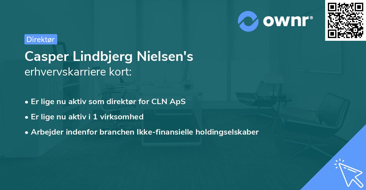 Casper Lindbjerg Nielsen's erhvervskarriere kort