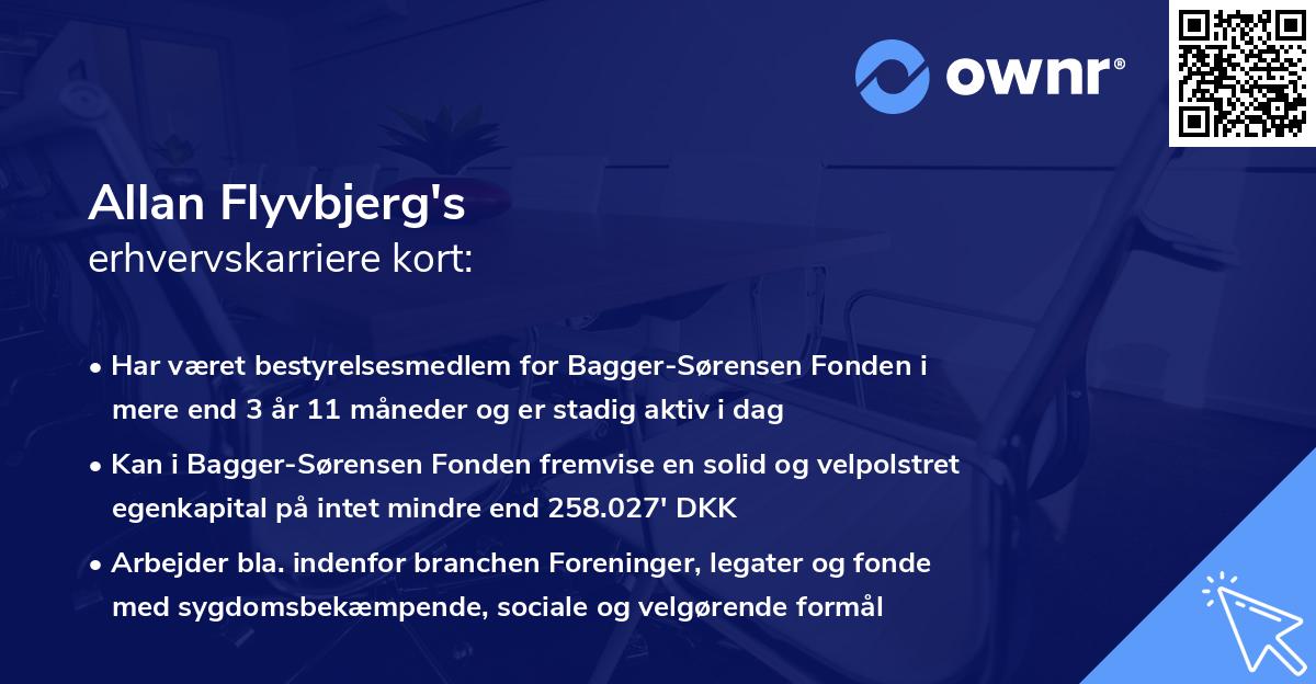 Allan Flyvbjerg's erhvervskarriere kort