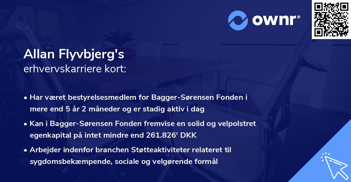 Allan Flyvbjerg's erhvervskarriere kort