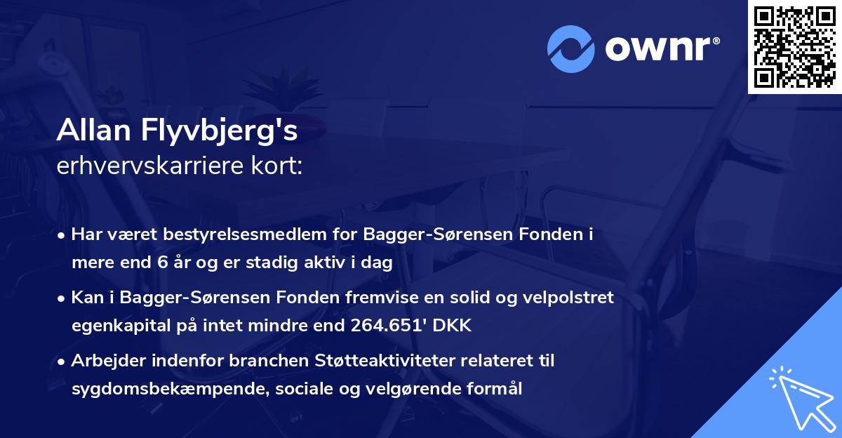 Allan Flyvbjerg's erhvervskarriere kort