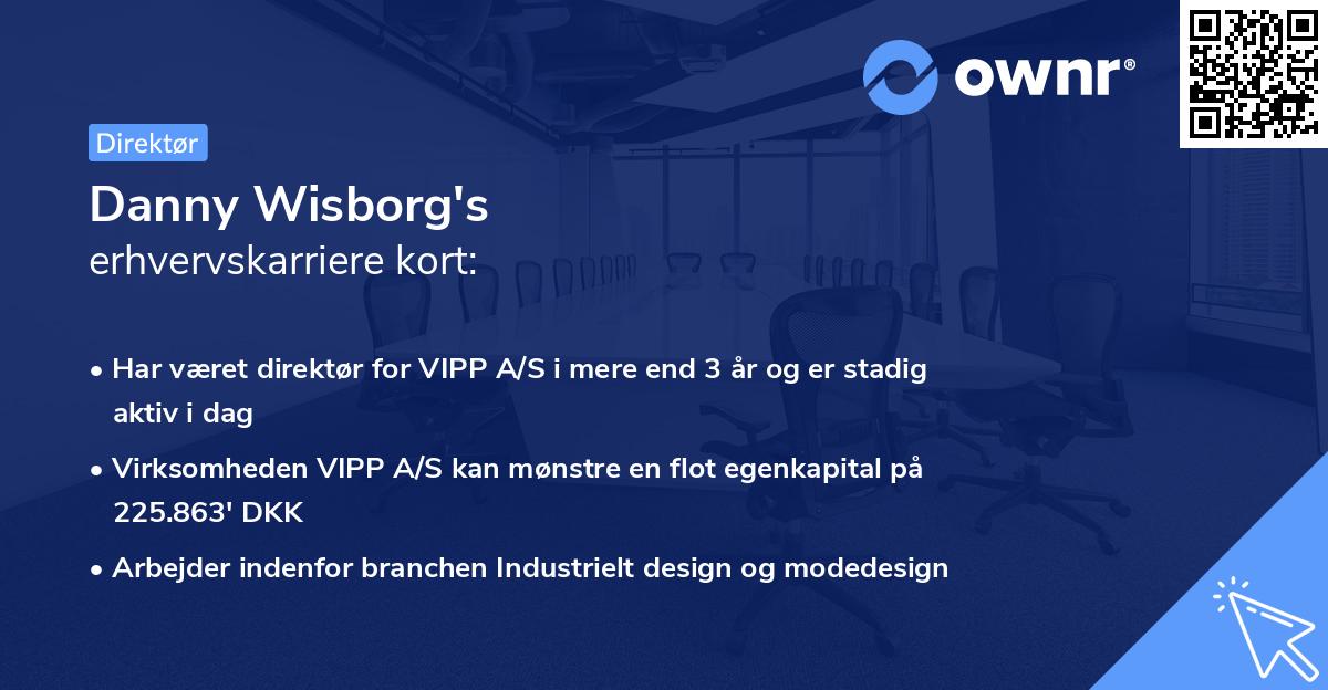 Danny Wisborg's erhvervskarriere kort