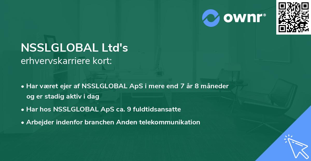 NSSLGLOBAL Ltd's erhvervskarriere kort