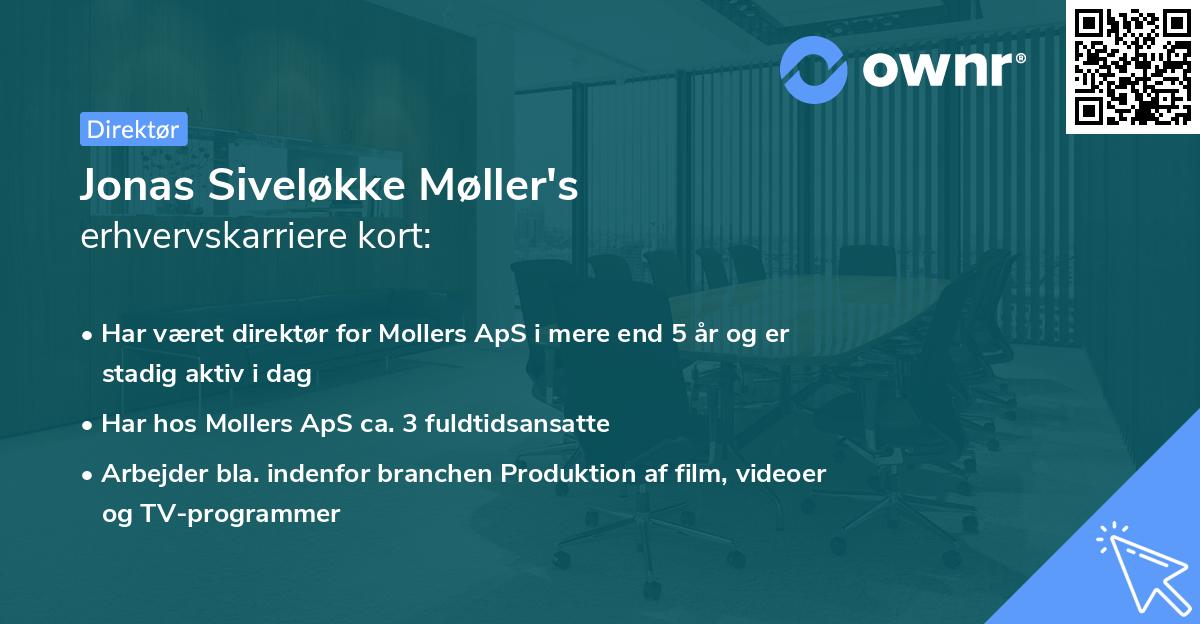 Jonas Siveløkke Møller's erhvervskarriere kort