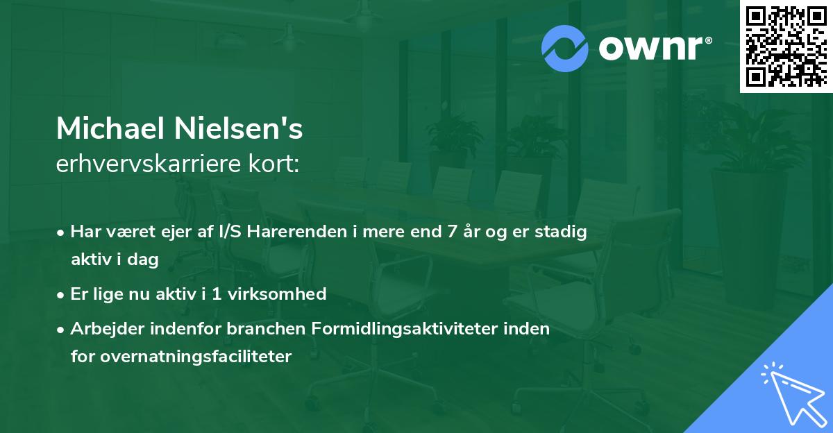 Michael Nielsen's erhvervskarriere kort