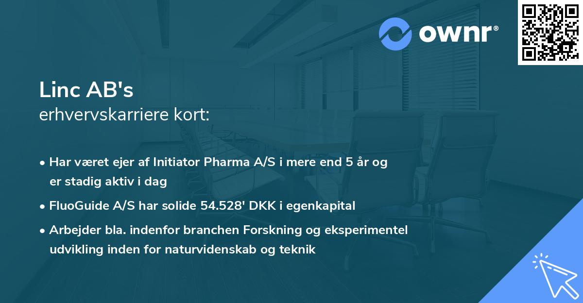 Linc AB's erhvervskarriere kort