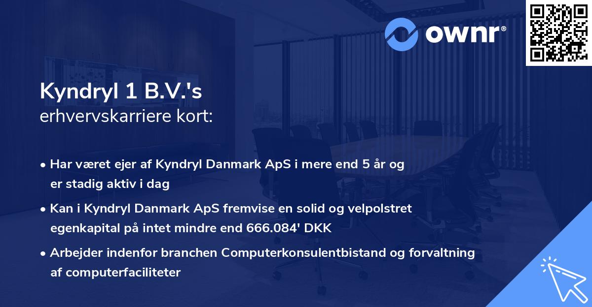 Kyndryl 1 B.V.'s erhvervskarriere kort