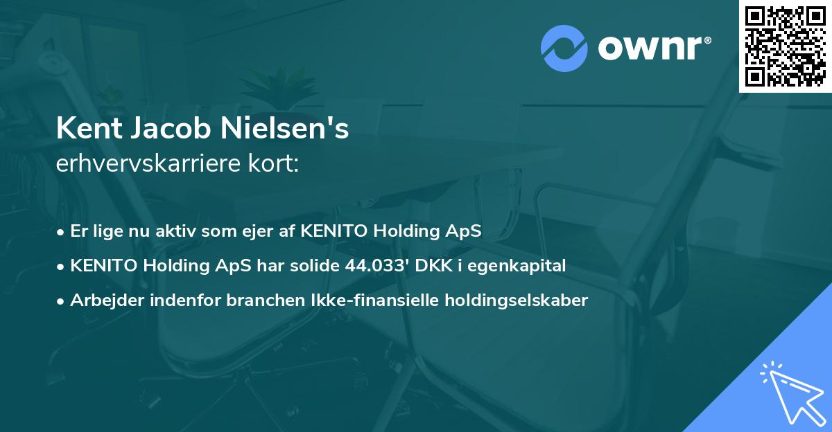 Kent Jacob Nielsen's erhvervskarriere kort