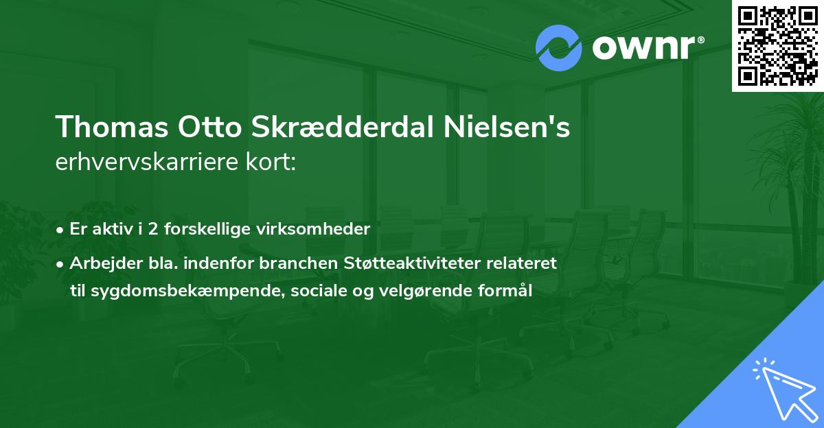 Thomas Otto Skrædderdal Nielsen's erhvervskarriere kort