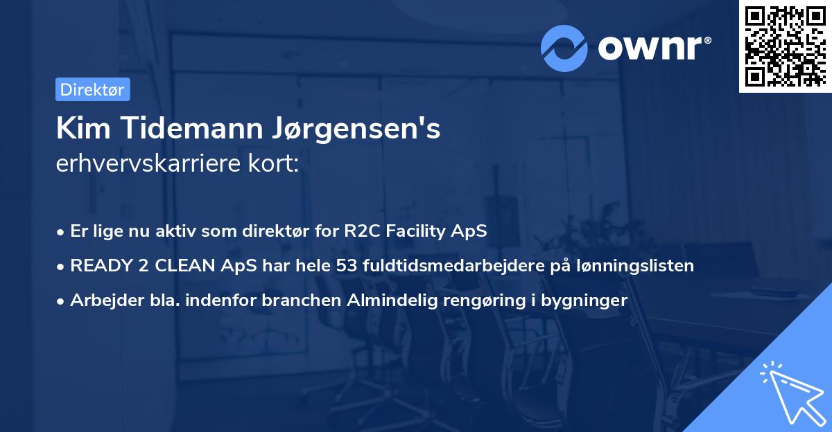 Kim Tidemann Jørgensen's erhvervskarriere kort