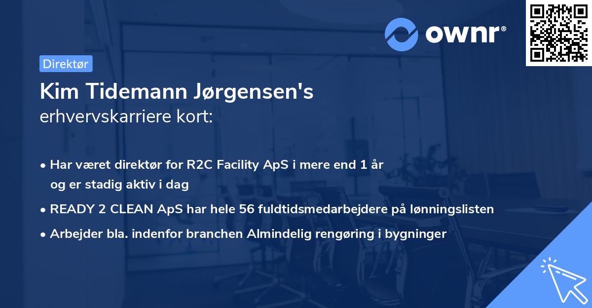 Kim Tidemann Jørgensen's erhvervskarriere kort