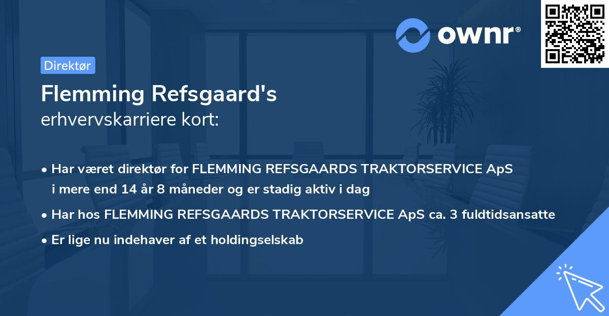 Flemming Refsgaard's erhvervskarriere kort