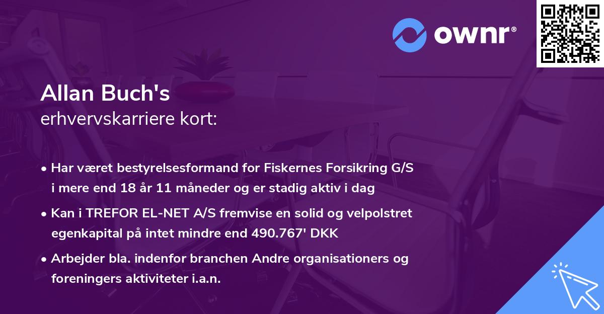 Allan Buch's erhvervskarriere kort