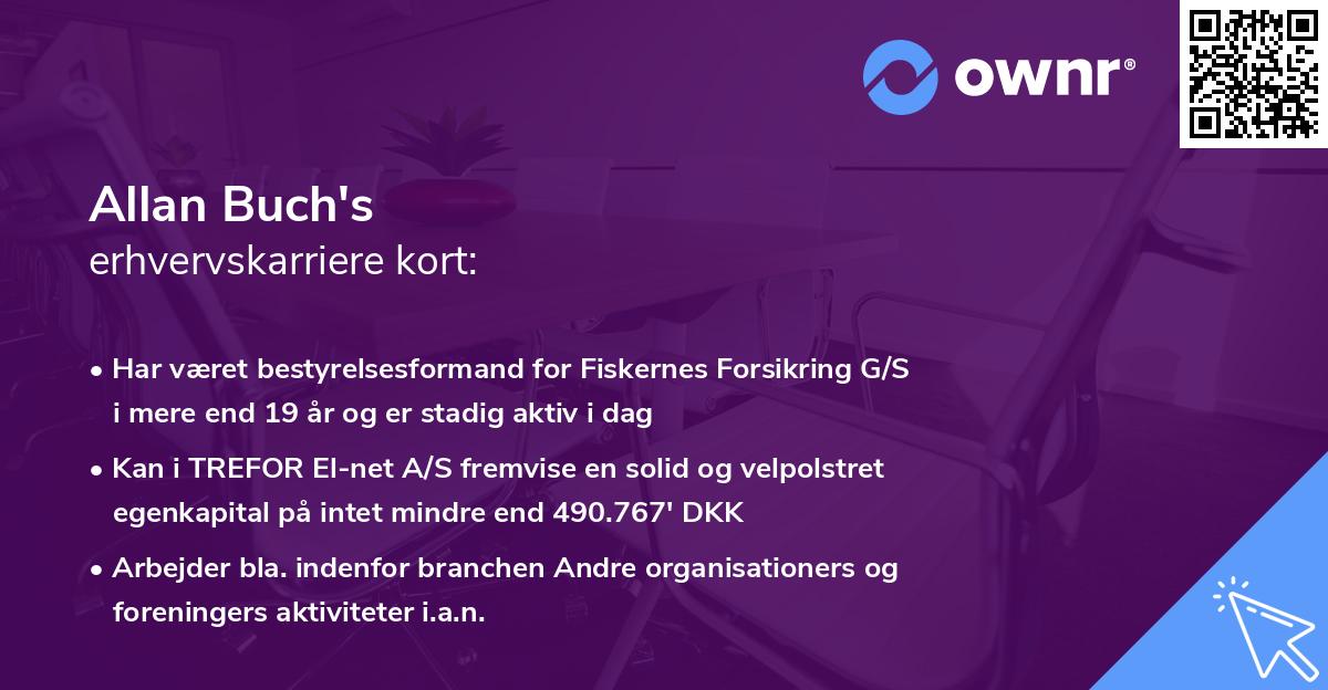 Allan Buch's erhvervskarriere kort