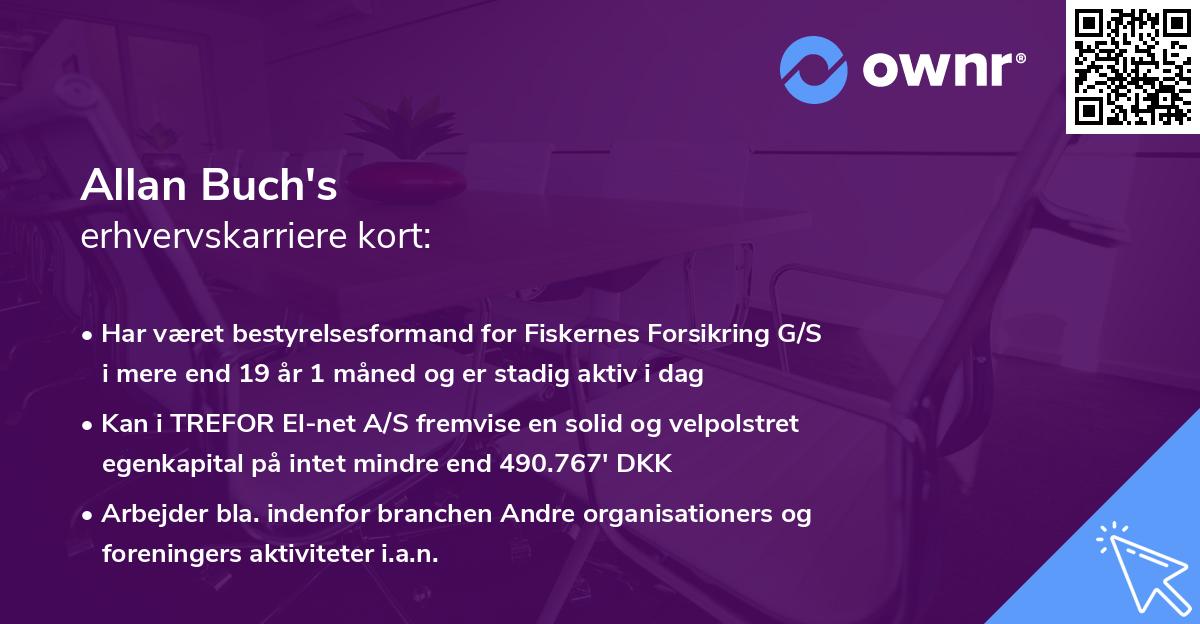 Allan Buch's erhvervskarriere kort