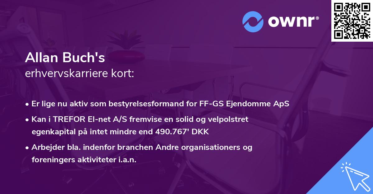 Allan Buch's erhvervskarriere kort