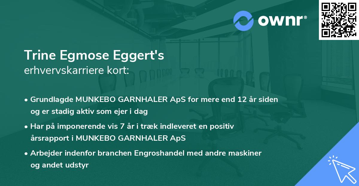 Trine Egmose Eggert's erhvervskarriere kort
